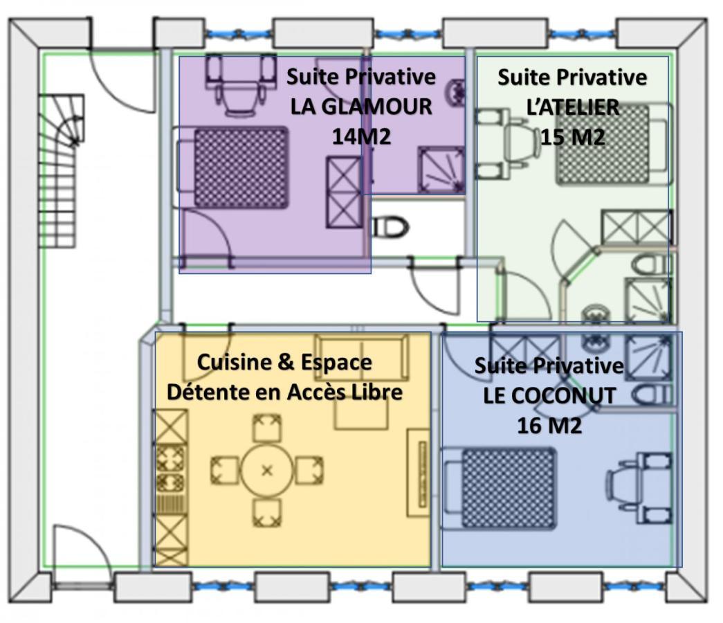 Le Convivial, Appartement Centre Ville Mulhouse Oda fotoğraf
